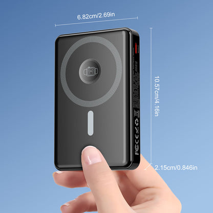 Power Bank 10000mAh με Ενσωματωμένα Καλώδια USB-C και Lightning — Γρήγορη Φόρτιση 22.5W