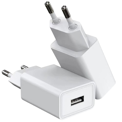 USB Φορτιστής Τοίχου 10W 2A EU Plug – Universal Charger για iPhone, Android, AirPods & Powerbanks (bulk)